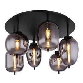 Kattovalaisin Globo Blacky 6-os Ø 65 cm Musta