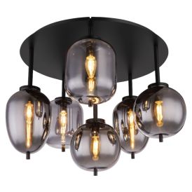 Kattovalaisin Globo Blacky 6-os Ø 65 cm Musta