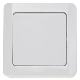 Kytkin 1/6 Harju Lumi IP20 Valkoinen 64 x 64 mm