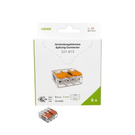 Liitin Harju Wago 3-napainen 6 MM2