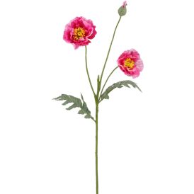 Silkkikasvi Unikko Fuksia 73 cm