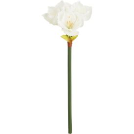 Silkkikasvi Amaryllis valkoinen 56 cm