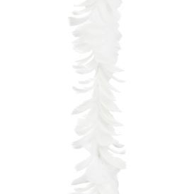 Höyhenpunos 80 mm x 180 cm valkoinen