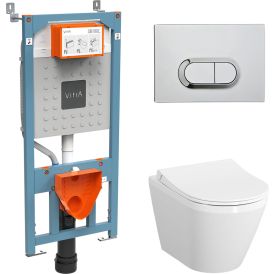 Seinä-WC VitrA 4in1 INTEGRA Rim-Ex