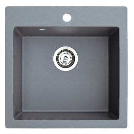 Keittiöallas Aqualine Atos harmaa 50 x 50 cm