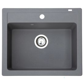 Keittiöallas Aqualine Quadro harmaa 60 x 50 cm