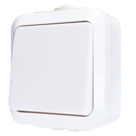 Kytkin Harju ⅙ valkoinen 66 x 82 mm IP44