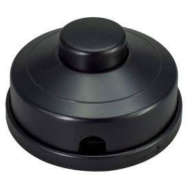 Jalkakytkin Harju musta Ø 67 x 37 mm