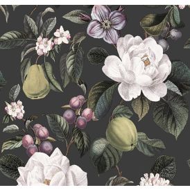 Kuitutapetti Tales of the Manor Pendula Charcoal 91911