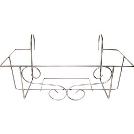 Parvekelaatikkoteline harmaa 42 x 18 x 12 cm