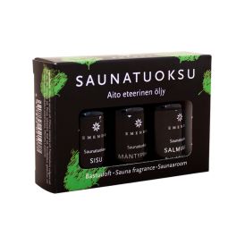 Saunatuoksu sarja Emendo 3 x 10 ml