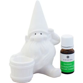 Saunatonttu valkoinen +  tuoksu eukalyptus 10 ml