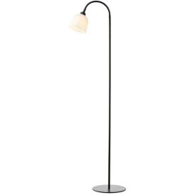 Lattiavalaisin Halo Design Glow 1-os opaali/musta 130 cm