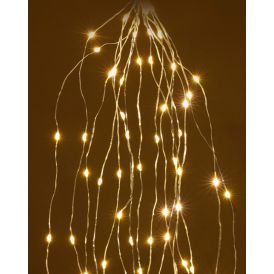 Valosarja Cascade hopea 8 x 5 LED IP20