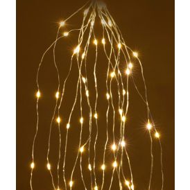Valosarja Cascade hopea 8 x 5 LED IP44