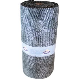 Kosteantilanmatto Aino Musta/Hopea 65 cm (per metri)