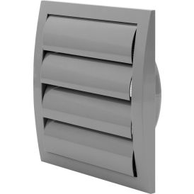 Tuuletusritilä Europlast Harmaa 190 x 190 mm Kierrekaihdin