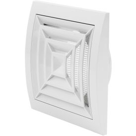 Tuuletusritilä, säädettävä Europlast 148 x 153 Ø 125 mm