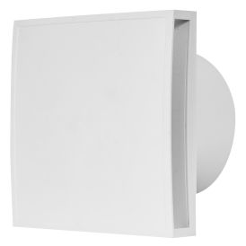 Sähkötuuletin Europlast E-Extra EET100HT Valkoinen Ø100 x 145 x 145 mm