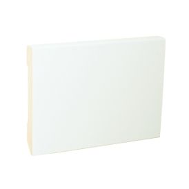Jalkalista 5 kpl Siparila KIILLE 12 x 90 x 3600 mm puhdas valkoinen