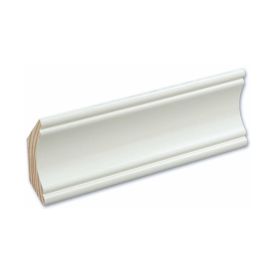 Kattolista 5 kpl Siparila VANA 15 x 60 x 3600 mm puhdas valkoinen