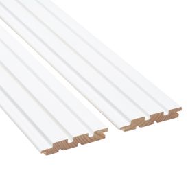 Sisustuspaneeli Siparila PURO Puhdas valkoinen 15 x 90 mm