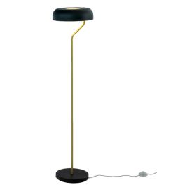 Lattiavalaisin Aneta Bremen musta/matta messinki Ø 30 x 130 cm