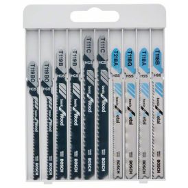 Pistosahanteräsarja Bosch Basic for Wood and Metal 10-os.