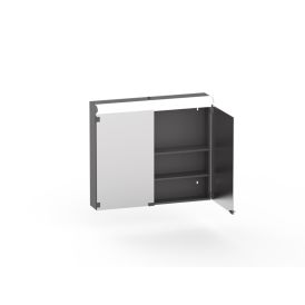 LED-valaisinpeilikaappi Polaria Lumena 800 Harmaa 80 x 70 x 17,5 cm