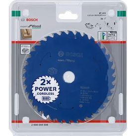 Pyörösahanterä Bosch Expert for Wood 165 x 20 36T