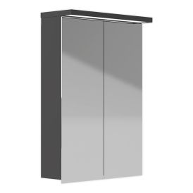 LED-valaisinpeilikaappi Polaria Klara 500 Vasen VVS Harmaa 70 x 50 x 19 cm