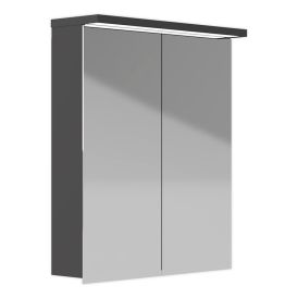 LED-valaisinpeilikaappi Polaria Klara 600 Vasen Harmaa 70 x 60 x 19 cm