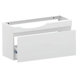 Allaskaappi Polaria Laval vasen valkoinen 90 cm