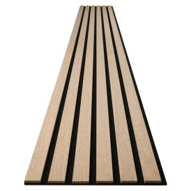 Seinäpaneeli b!design Wall Smart Plus vaalea tammi 6,1 x 300 x 2500 mm