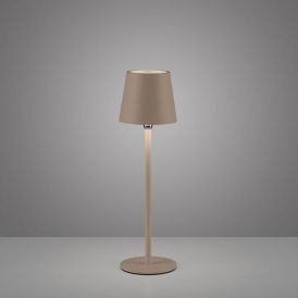 Pöytävalaisin Just Light Boteria IP54 valkoinen Hiekka