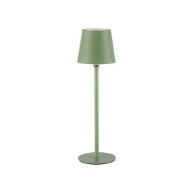 Pöytävalaisin Just Light Boteria IP54 valkoinen Vihreä