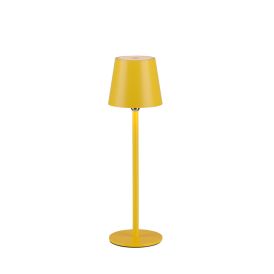 Pöytävalaisin Just Light Boteria IP54 valkoinen Keltainen