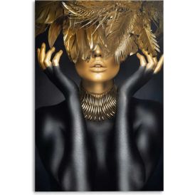 Sisustustaulu Reinders Golden Feathers 78 x 116 cm