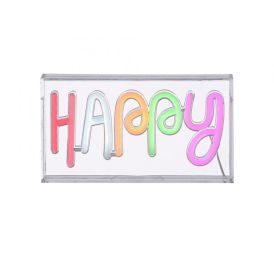 Neon-kyltti Just Light Happy