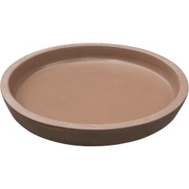 Aluslautanen 30 x 4 cm ruskea terracotta
