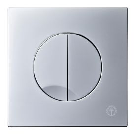 Huuhtelupainike Gustavsberg Mekaaninen 3/6 L Duo Mattakromi