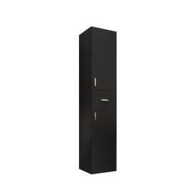 Korkeakaappi Star 187 cm mattamusta