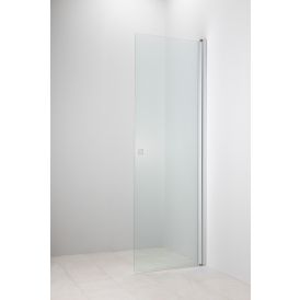 Kääntyvä suihkuseinä Camargue Helmi kirkas/matta alumiini 80 cm