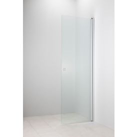 Kääntyvä suihkuseinä Camargue Helmi kirkas/matta alumiini 90 cm