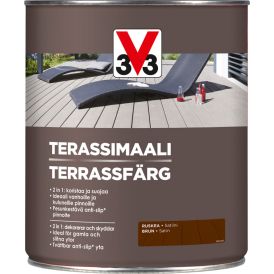 Terassimaali V33 Ruskea 5 L