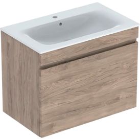 Allaskaappipaketti Geberit Renova Plan hikkoripuu 80 x 48 cm