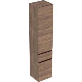 Korkea kaappi Geberit Renova Plan hikkoripuu 39 x 36 x 180 cm