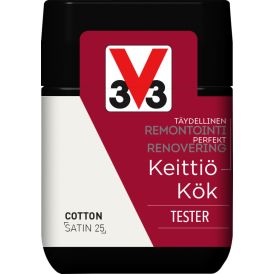 Kalustemaali Keittiö V33 Cotton 75 ml Testeri