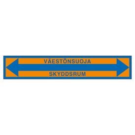 Huomiokyltti Väestönsuoja 550 x 100 mm
