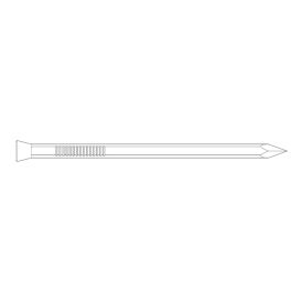 Dyckert-naula Simpson Strong-Tie BRDC rihlattu valkoinen 2 x 50 mm 100 kpl
